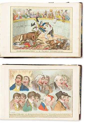 (SATIRE.) James Gillray. [The Caricatures of Gillray;